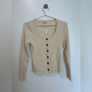 Madewell Scoopneck Cardigan Sweater - New With Tags